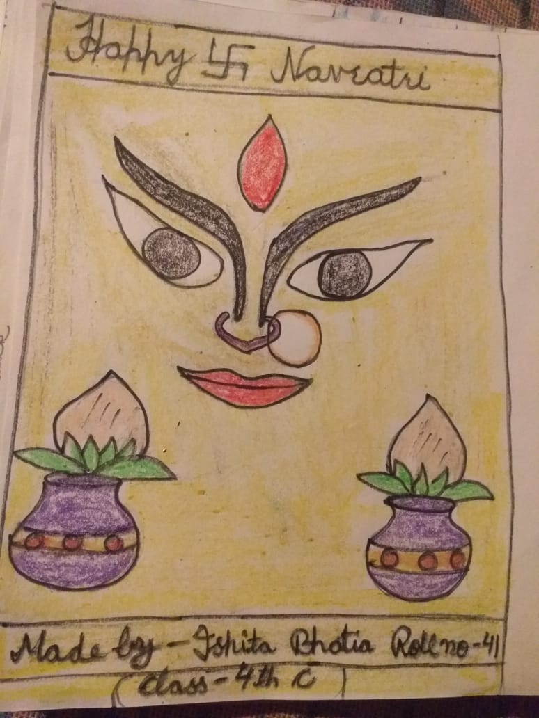Dussehra Drawing/Happy Dussehra/Vijaya Dashami Drawing/Dussehra Easy Drawing /Dussehra Poster Drawing - YouTube