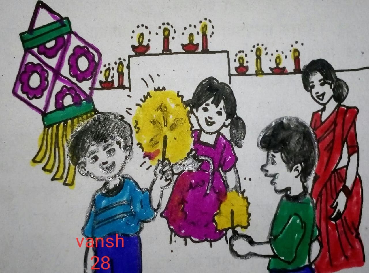 Diwali Coloring Pages For Toddlers